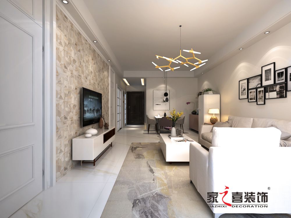 信陽裝修案例政衡學府 北歐風格